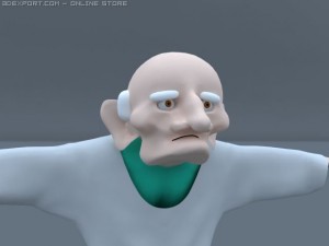 old man 3D Модель