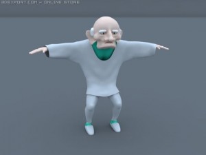 old man 3D Модель