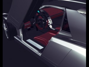 cadillac cien concept 2002 3D 模型