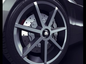 cadillac cien concept 2002 3D 模型