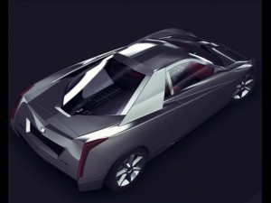 cadillac cien concept 2002 3D 模型