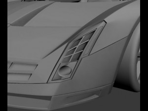 cadillac cien concept 2002 3D 模型