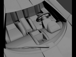 cadillac cien concept 2002 3D 模型