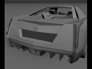 cadillac cien concept 2002 3D 模型