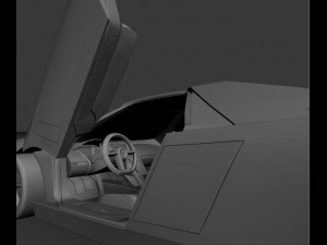 cadillac cien concept 2002 3D 模型
