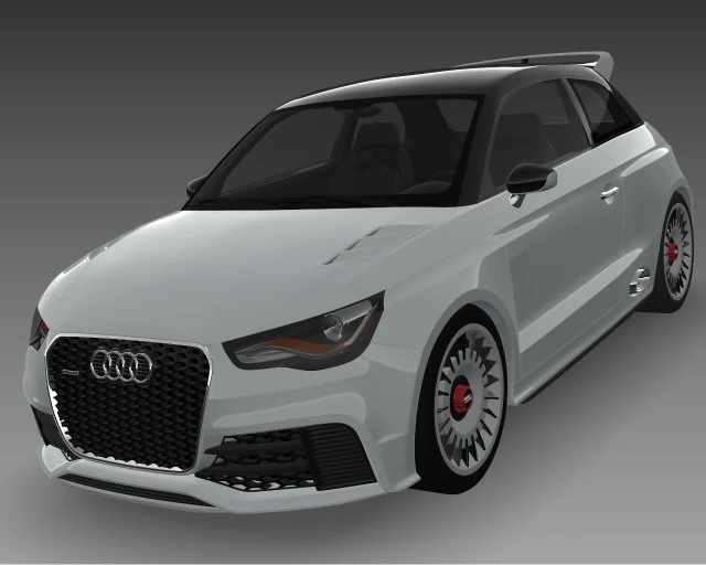 audi a1 clubsport quattro concept 2011 Modello 3D .c4d .max .obj .3ds .fbx .stl .blend 