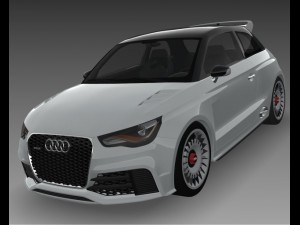 audi a1 clubsport quattro concept 2011 Model 3D