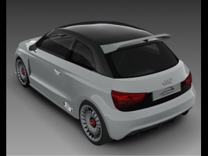 audi a1 clubsport quattro concept 2011 3D Модель