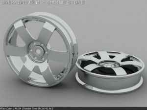 car rim Modelo 3D