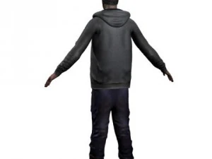 casual character 3D Model