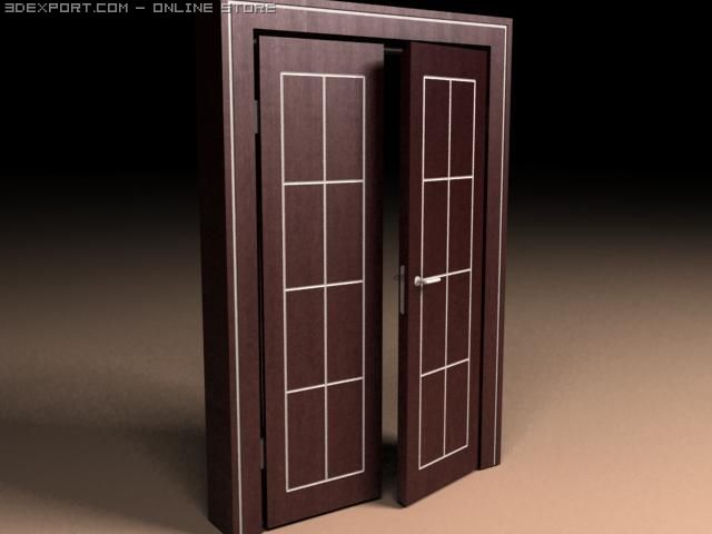 door Model 3D .c4d .max .obj .3ds .fbx .stl .blend 