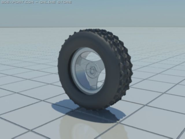 viper wheel2 Model 3D .c4d .max .obj .3ds .fbx .stl .blend 