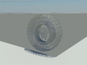 viper wheel2 Model 3D