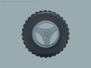 viper wheel2 Model 3D