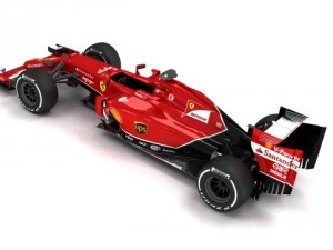 f1 2014 ferrari f14t 3D Модель