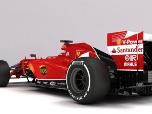 f1 2014 ferrari f14t 3D Модель