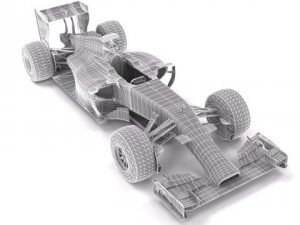f1 2014 ferrari f14t 3D Модель