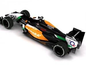 f1 2014 force india vjm07 3D 모델