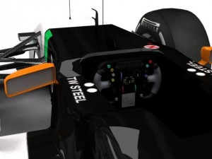 f1 2014 force india vjm07 3D 모델