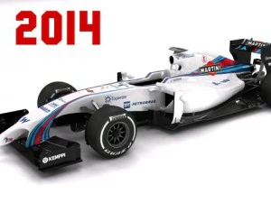 f1 2014 윌리엄스 fw36 3D 모델
