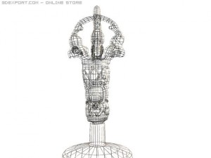 ancient bell 3D 모델