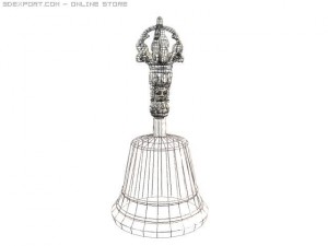 ancient bell 3D 모델