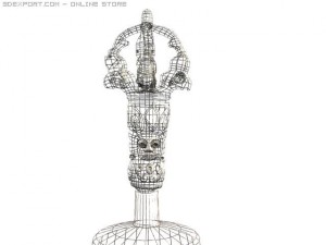 ancient bell 3D 모델