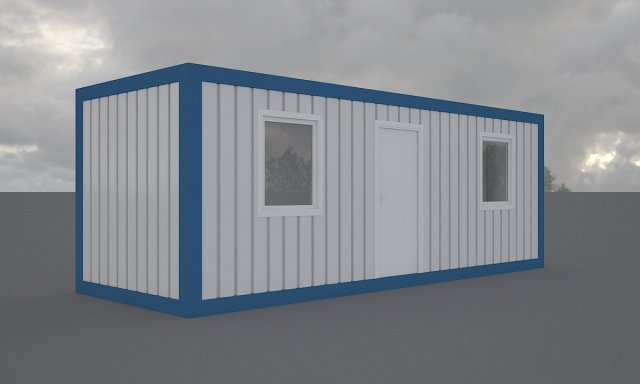 container mobile house 3D Model .c4d .max .obj .3ds .fbx .stl .blend 