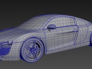 audi r8 3D Model