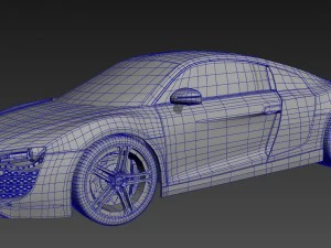 audi r8 3D Model