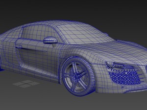 audi r8 3D Model
