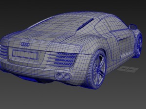 audi r8 3D Model
