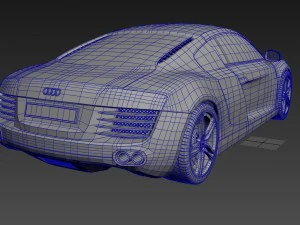 audi r8 3D Model