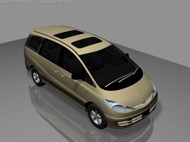 toyota car 3D Model .c4d .max .obj .3ds .fbx .stl .blend 