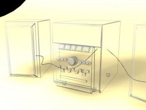 radio hifi 2008 Modelo 3D