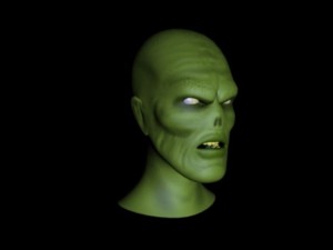 zombie head + ztool Model 3D