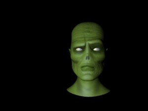 zombie head + ztool 3D-Modell