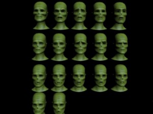 zombie head + ztool 3D-Modell