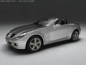 मर्सिडीज बेंज एसएलके 200 3D मॉडल