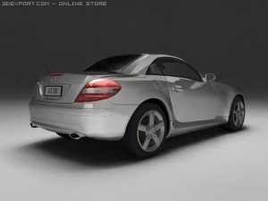 mercedes benz slk 200 Modello 3D