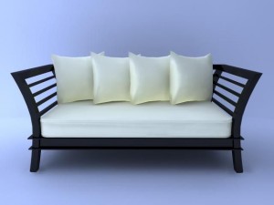 contemporary sofa chair 3D Модель