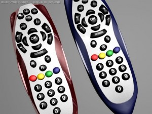 television remote 3D Model