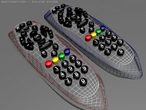 television remote 3D Model