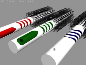 hair comb 3D 모델