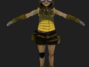 maemi mangga character 3D-Modell