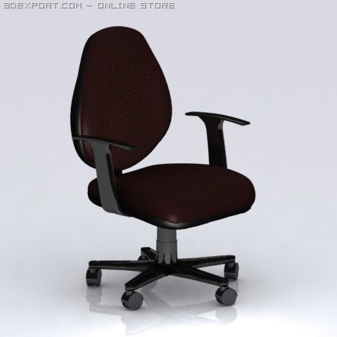 officechair 3D Model .c4d .max .obj .3ds .fbx .stl .blend 
