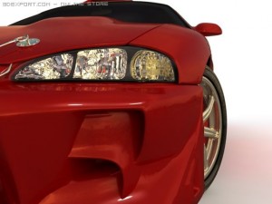 mitsubishi eclipse 3D Model