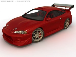 mitsubishi eclipse 3D Model