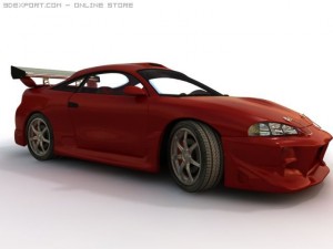 mitsubishi eclipse 3D Model