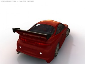 mitsubishi eclipse 3D Model
